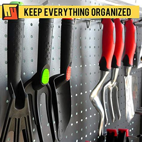 Wellmax 30pc Heavy Duty Pegboard Hooks Set Peg Board Hook Assortment