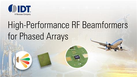 IDT Announces Expansion of RF Beamforming Portfolio for Phased Array Applications | Renesas