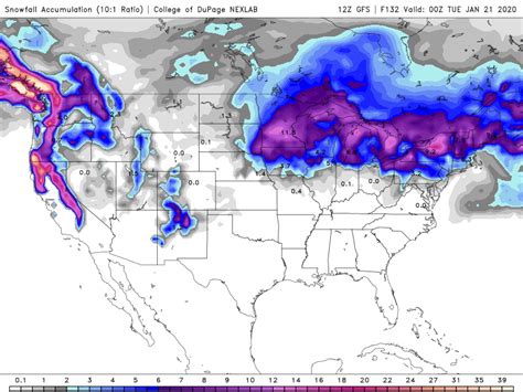 Weather Madness - Snow Totals for Each City and Regions Friday into ...