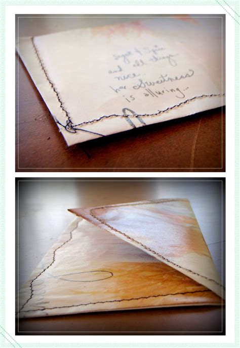 Recycled paper envelopes | Nähen