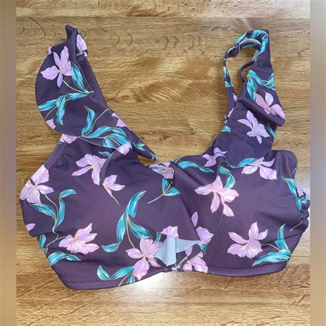 Shade Shore Swim Shade Shore Floral Ruffle Bikini Top Poshmark