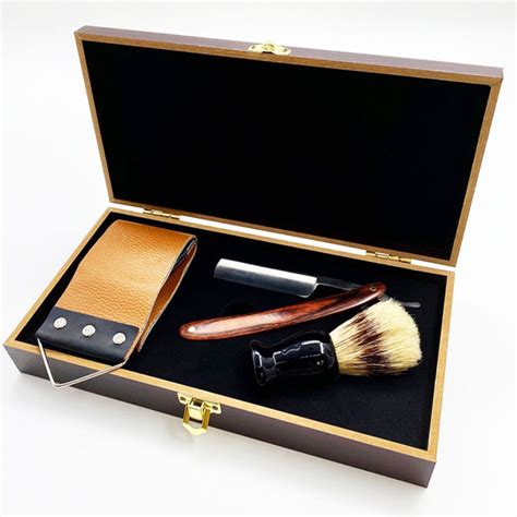 BENEVOLENCE/ Мужской подарочный набор для бритья, опасная бритва ...