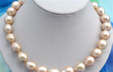 Free Shupping 08151 Baroque Round Pink Reborn Keshi Pearl Necklace