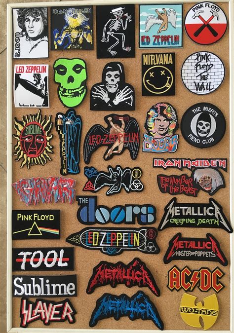 PATCHES Music Patches Rock And Roll Patches Band Patches Etsy