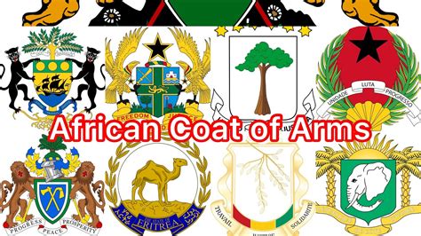 African Countries Coat Of Arms Youtube