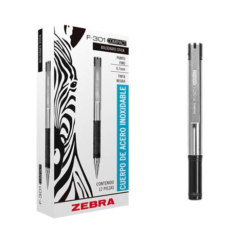 Bolígrafo De Bolsillo F-301 Compact Zebra – Zebra México