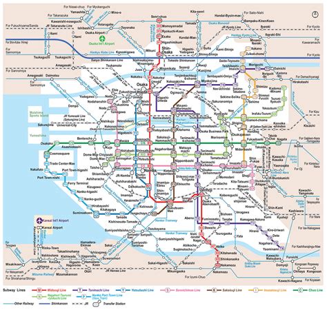 Osaka Nankai Map