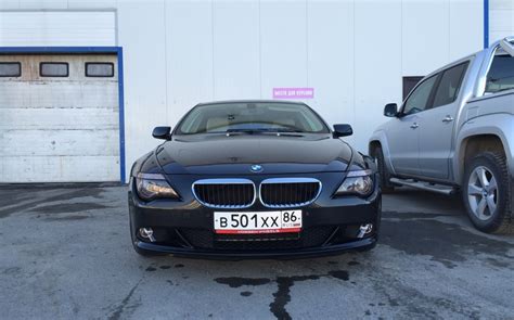 Подготовка к сезону 2015г ч3 Легкая тонировка фар — Bmw 6 Series E63 3 л 2008 года