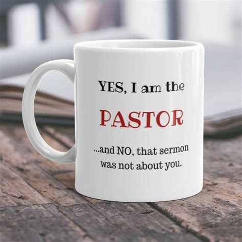 Pastor Mug Coffee Cup Design Novelties