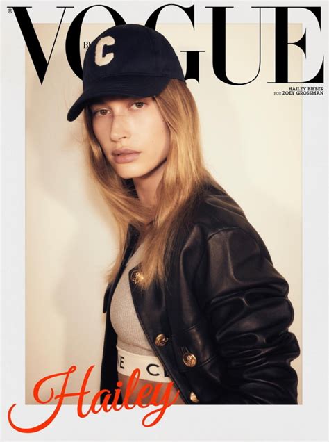 Hailey Bieber Vogue Brazil April 2021 - theFashionSpot