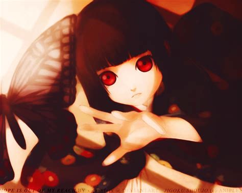 Fondos De Pantalla Anime Chicas Anime Rojo Mariposa Ojos Rojos