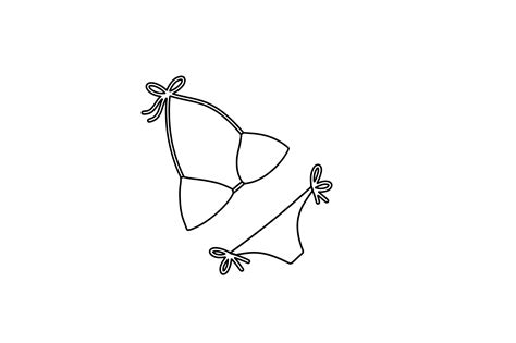 Summer Beach Bikini Line Icon 7 Graphic By Goodcicadaid Creative Fabrica