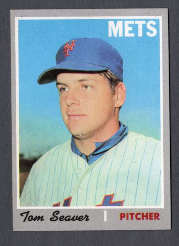 Topps Tom Seaver Hof New York Mets Exmt Nm Ebay