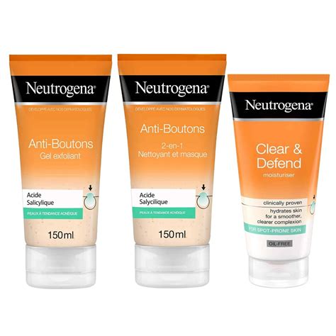 Neutrogena Clear Defend Gel Nettoyant Anti Boutons Sn