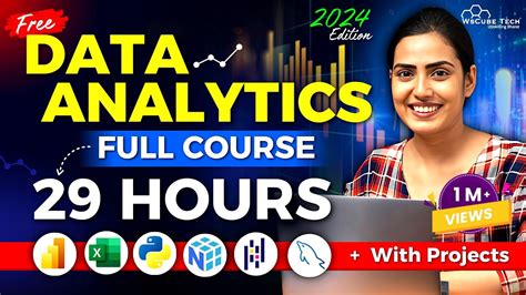 Data Analytics Full Course For Beginners To Pro In 29 Hours 2024 Edition Youtube