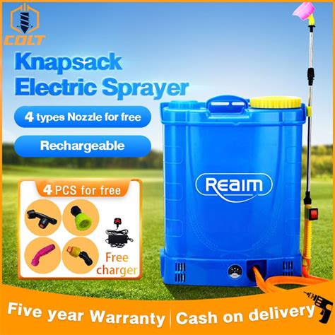 Knapsack Sprayer In Electric Rechargeable Backpack Sprayer Adjustable