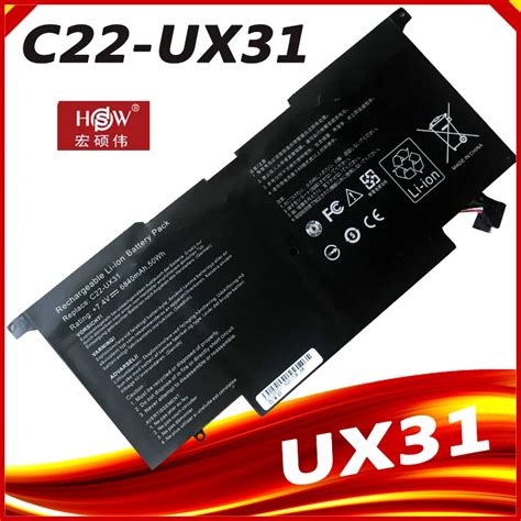 C22 UX31 Bateria Do Port Til Para ASUS Zenbook UX31 UX31A UX31E UX31E