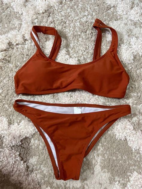 Rust Bikini Women S Fashion Swimwear Bikinis Swimsuits On Carousell