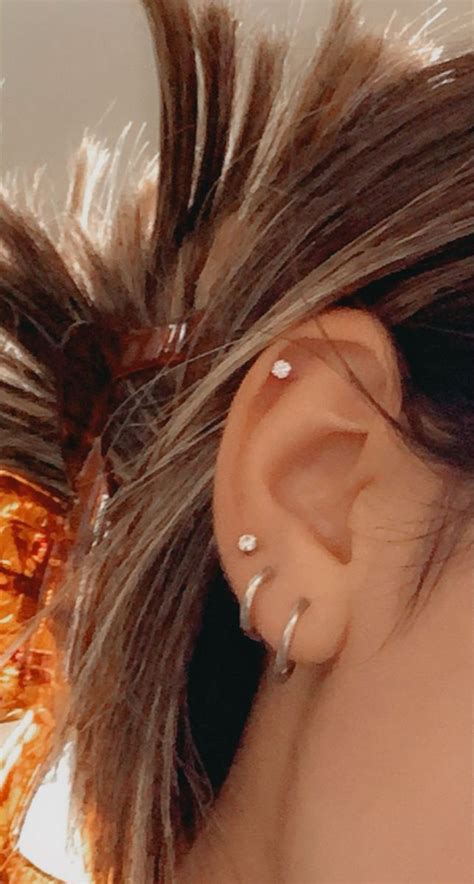 Piercing Piercings Ear Piercings Ideas Kulak Piercingi Piercing