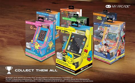 Amazon My Arcade Ms Pac Man Micro Player Pro Classic Arcades