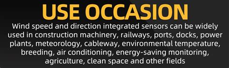 RS485 Outdoor Aluminum Wind Speed And Direction Integrated Sensor