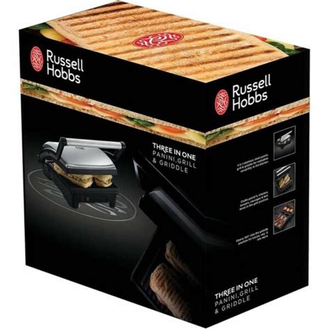 Russell Hobbs 3 In 1 Panini Grill Griddle Celletronic Leading