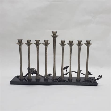 Michael Aram Black Orchid Menorah