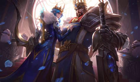 Queen Ashe And King Tryndamere Wild Rift Splash Art Rashemains