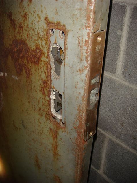 Asbestos Insulated Fire Rated Metal Door With Its Handle A Flickr