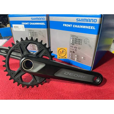 SHIMANO DEORE FC M6100 32T 170MM M6100 CRANKSET 1x12 Speed Shopee