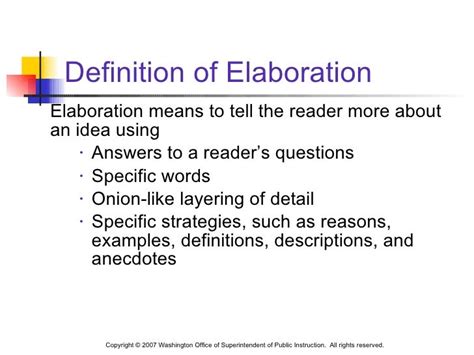 Elementary Elaboration V2sre