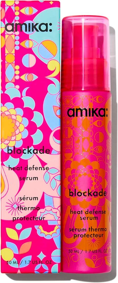 Blockade Heat Defense Serum By Amika For Unisex 1 7 Oz Serum Amazon