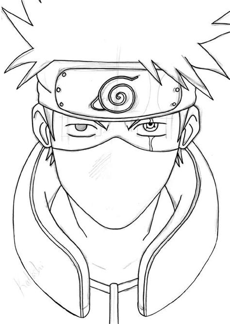 Kakashi Hatake by PandaManda on DeviantArt | Naruto sketch drawing ...