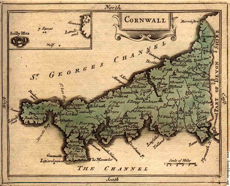 Fobo The Map Of Cornwall