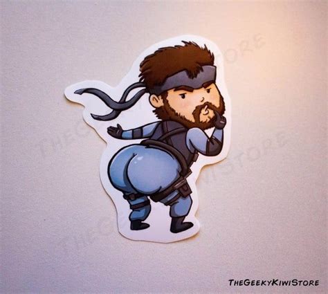 Dummy Thicc Snake Vinyl Sticker Metal Gear Etsy Vinyl Sticker