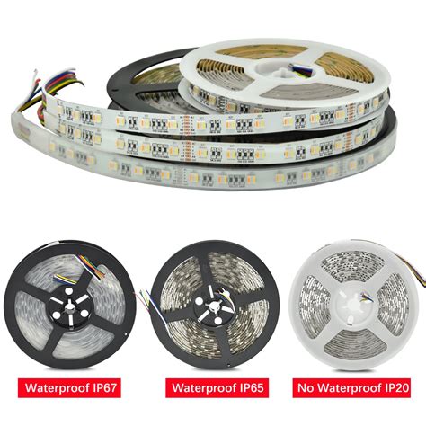 New M Dc V V Rgbww Color In Led Chip Flexible Led Strip