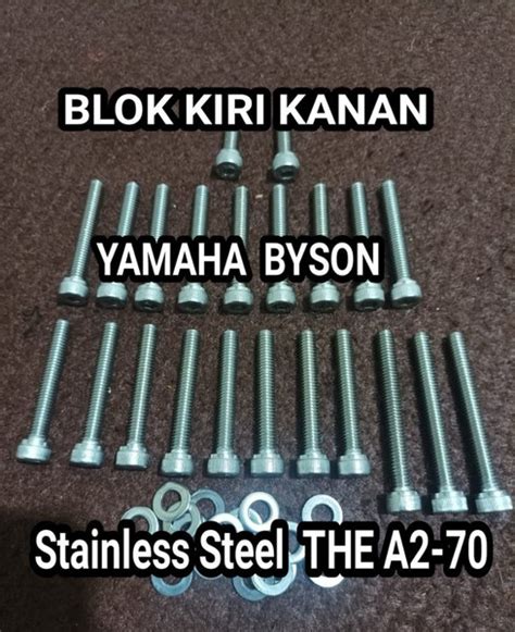 Jual Baut Blok Mesin Byson Set L Stainless Di Lapak Damai Baut Bukalapak