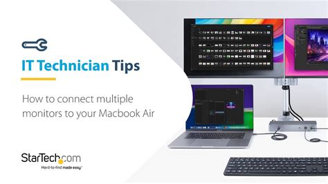 How To Connect Multiple Monitors To Your Macbook Air M1 And M2 Youtube