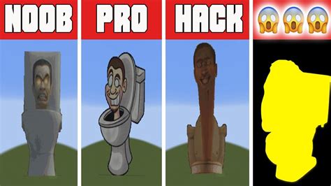 Skibidi Toilet All Characters Pixel Art Collection Noob Pro Hacker