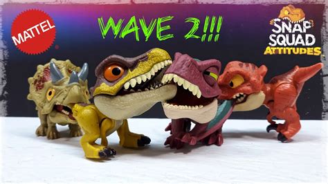 Mattel Snap Squad Attitudes Wave Review Jurassic World