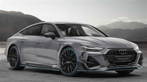 Mansory Audi Rs7 Sportback Is Gorgeous In Gray And Blue Geeky Gadgets