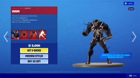 Venom Skin In Fortnite Fps Guides