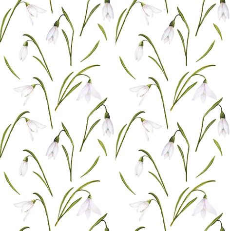 Premium Photo Seamless Pattern With Watercolor Illustration Of