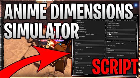 Gift Anime Dimensions Simulator Script Hack Auto Farm Dungeons