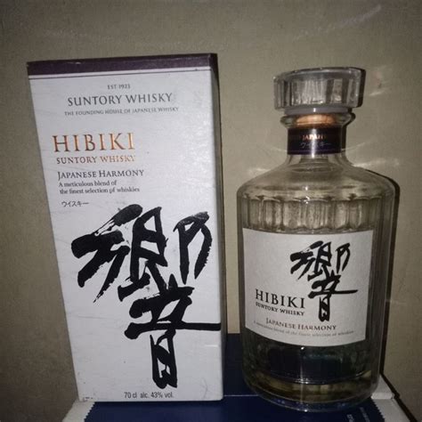 Jual Botol Miras Bekas Hibiki Harmony Botol Bekas Minuman Keras