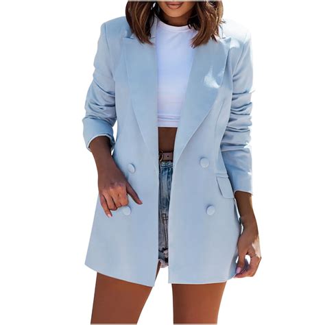 Binbil Cardigans For Women Clearance Blazers For Women Suit Jackets Dressy 34 Sleeve Blazer