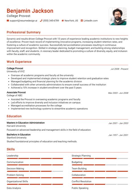 15 College Professor Resume Examples And Templates for 2024: Top Tips - ResumeDesign.ai