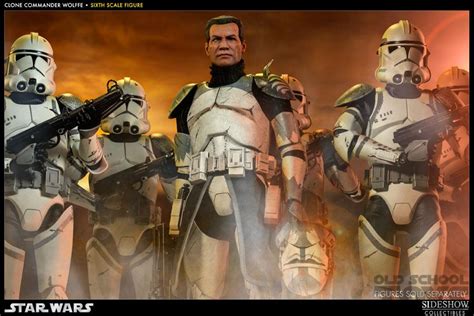 Star Wars Clone Commander Wolffe 104th Battalion Sideshow MIB | Old ...