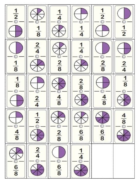 Dominó Fracciones Pdf