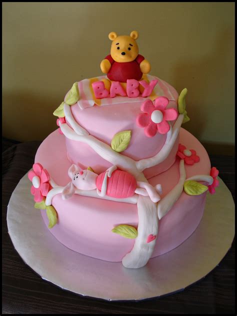 Winnie Pooh Baby Shower Cake